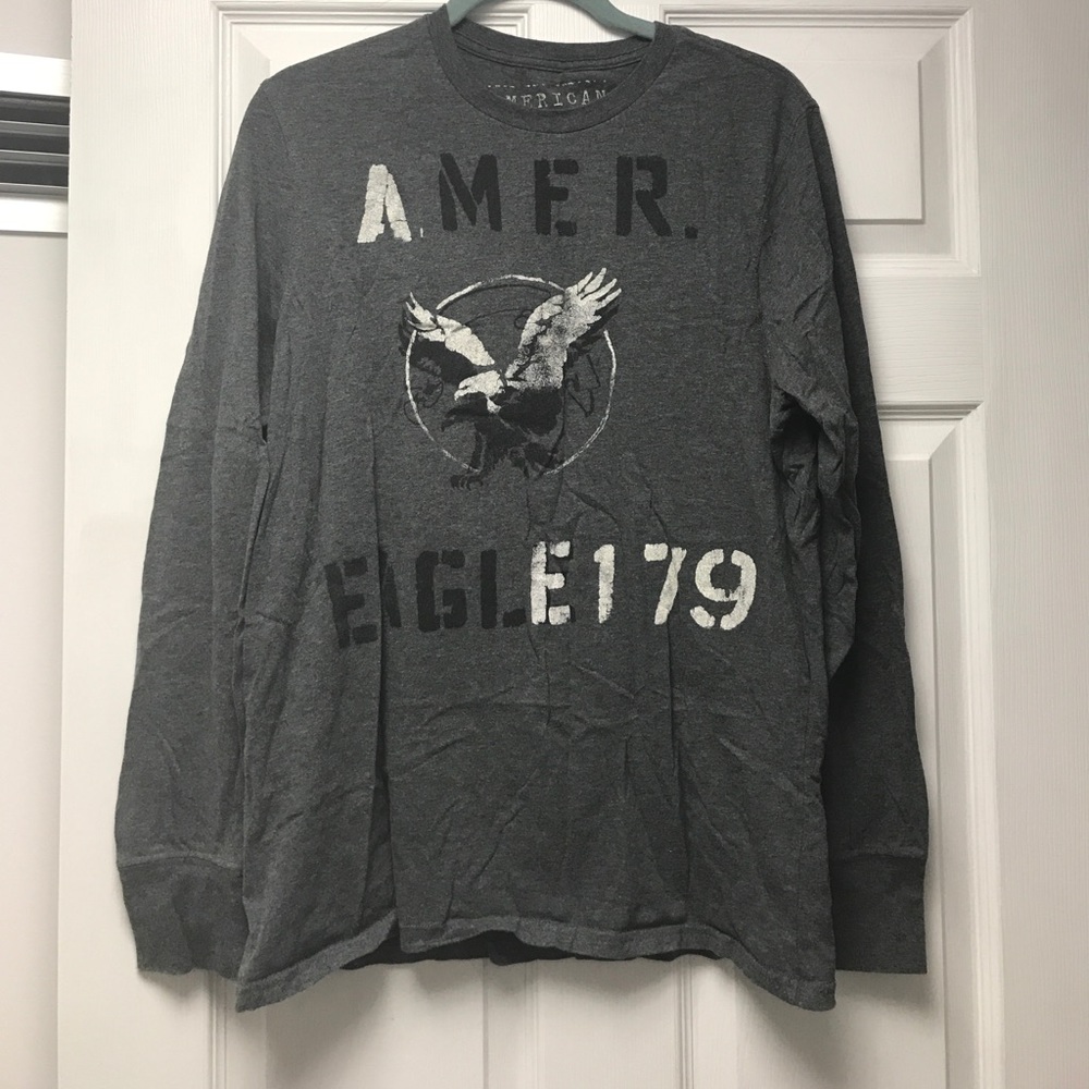American Eagle • Gray Long Sleeve Tee • Size L