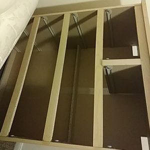 Two dressers. A large one and medium one