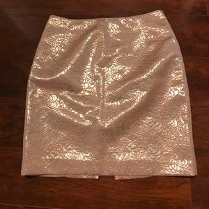 H&M | Gold & Peach Shimmery Skirt