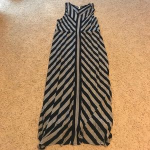 Ava Viv stripe long dress Sz 4x
