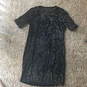 Black Velvet Dress