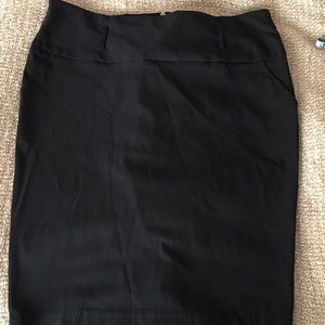 Torrid Pencil Bodycon Black Skirt - Size 20 NWT