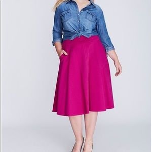 Lane Bryant Pink Circle Skirt- 18/20