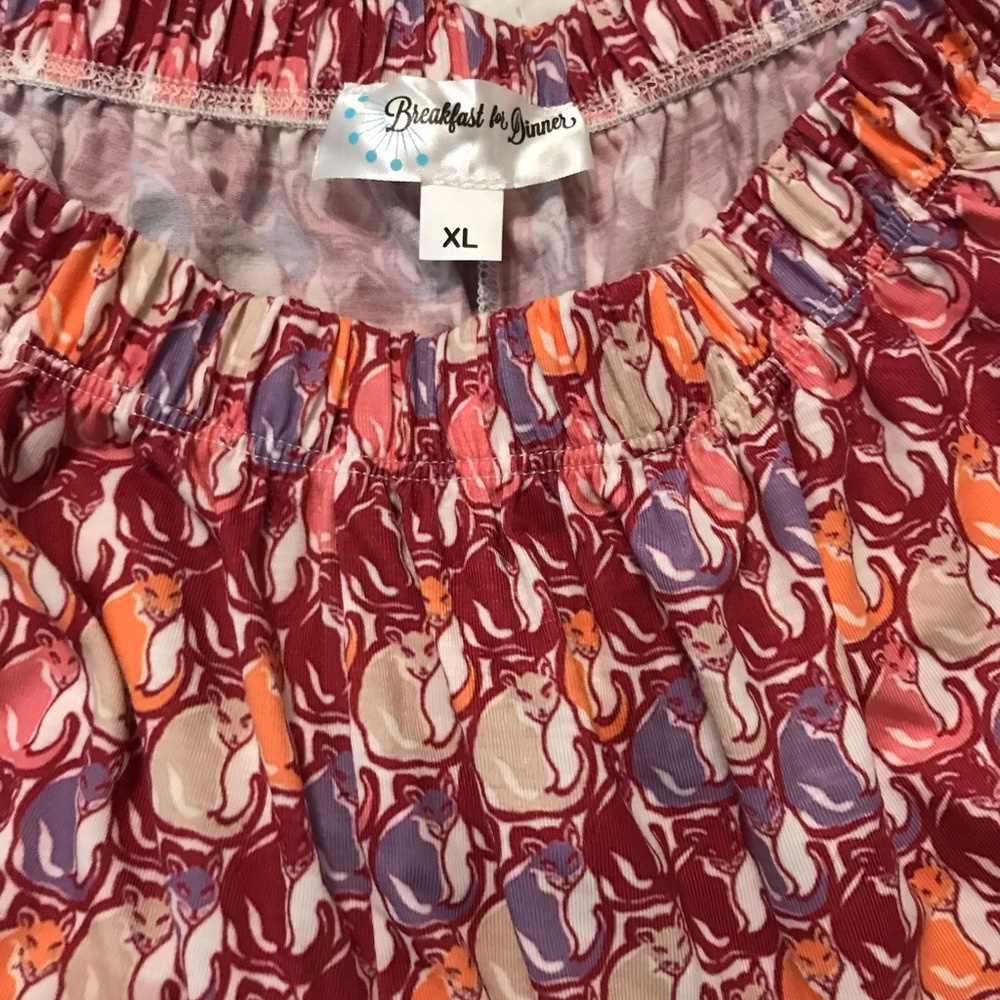 ModCloth Breakfast for Dinner XL Pajama Set NWOR