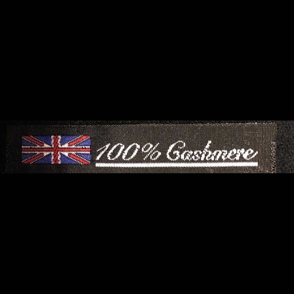 New! Black Cashmere Scarf - Picture 4 of 4