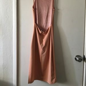 Peach dress