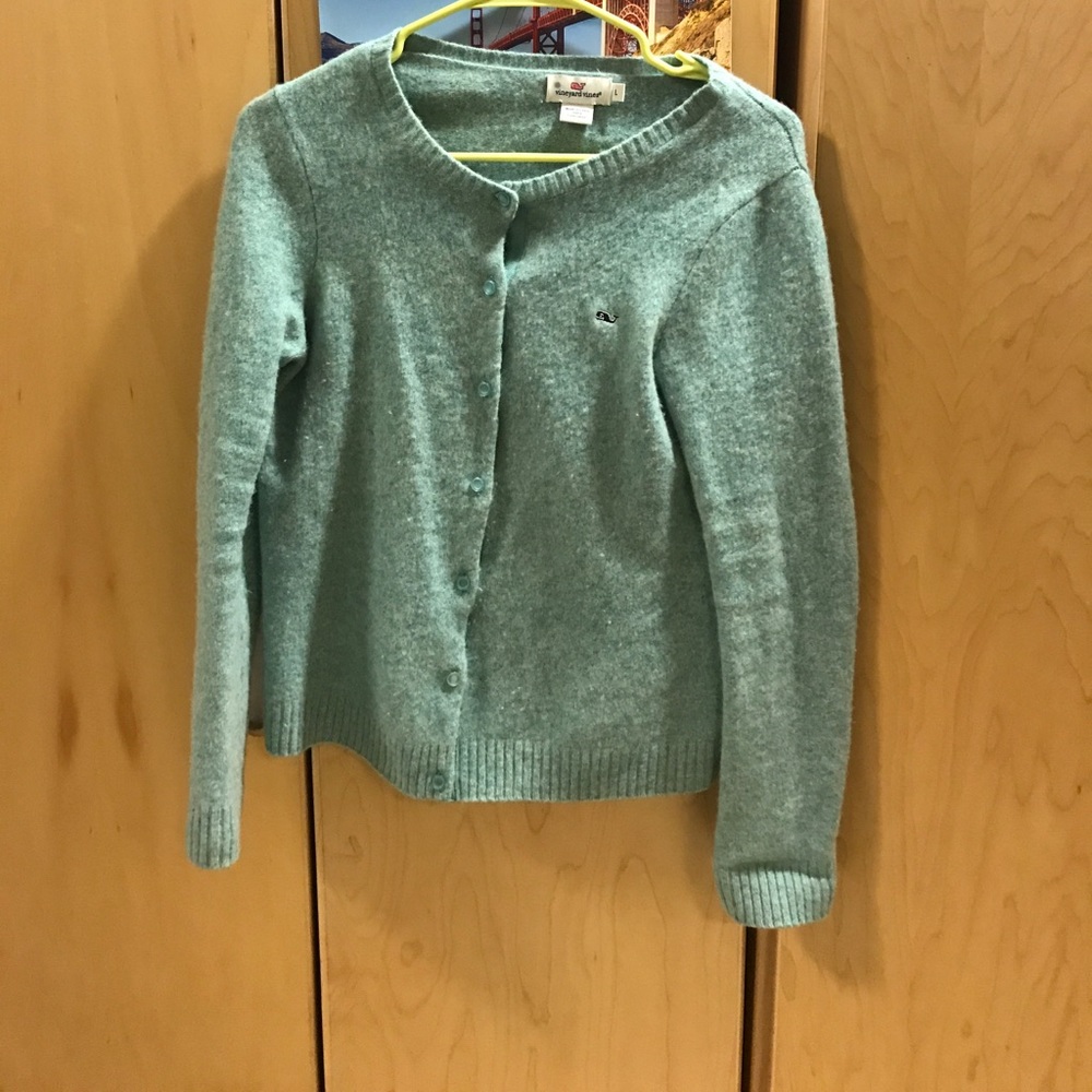 Teal Vineyard Vines Cardigan!