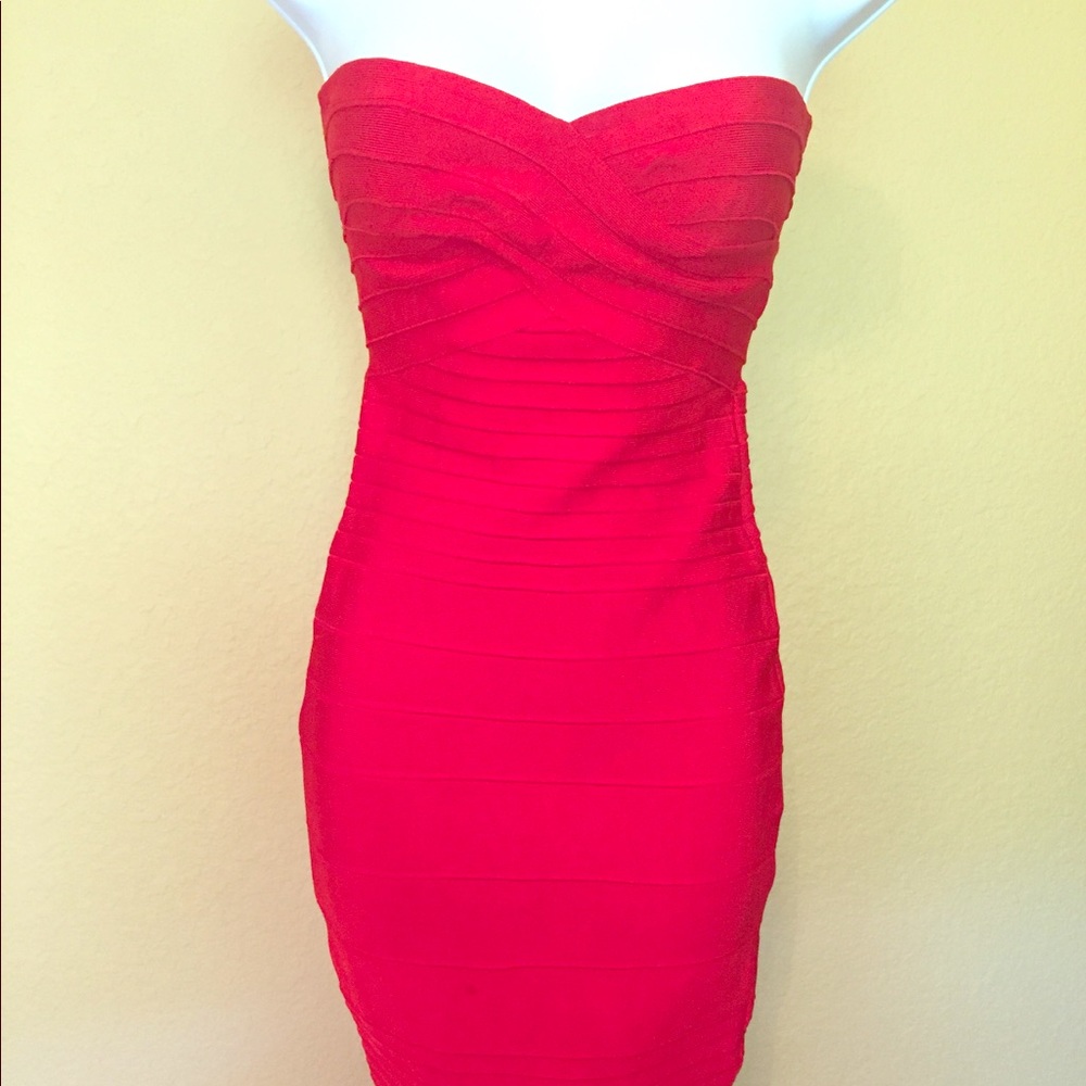 Red Hot! Bandage dress