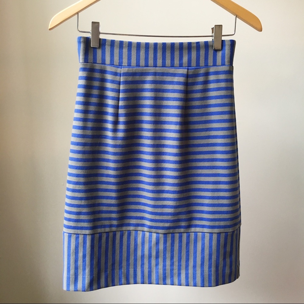 Celeste Striped Pencil Skirt