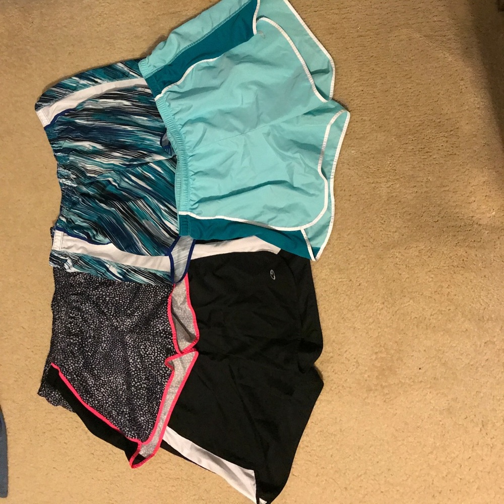 Champion silk workout shorts