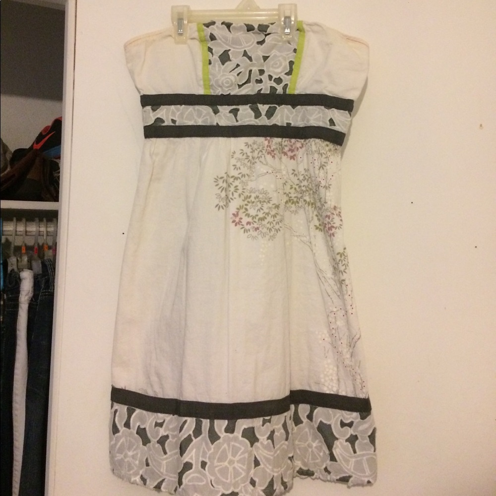 Strapless Spring dress