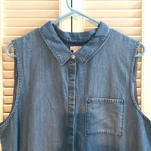 NWT J-Crew denim dress, XL