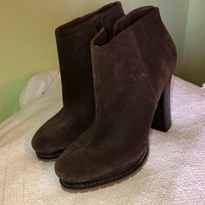 BCBGeneration Brown Suede Booties