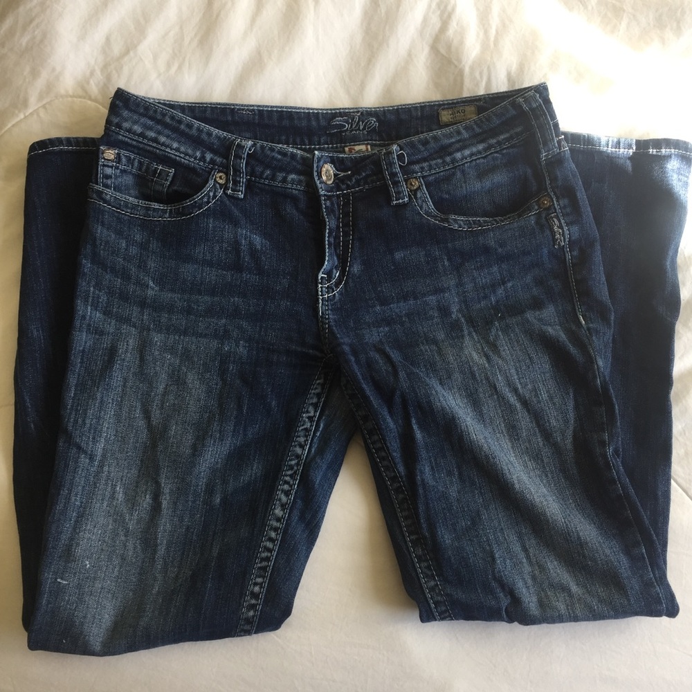 USED Aiko Silver Jeans