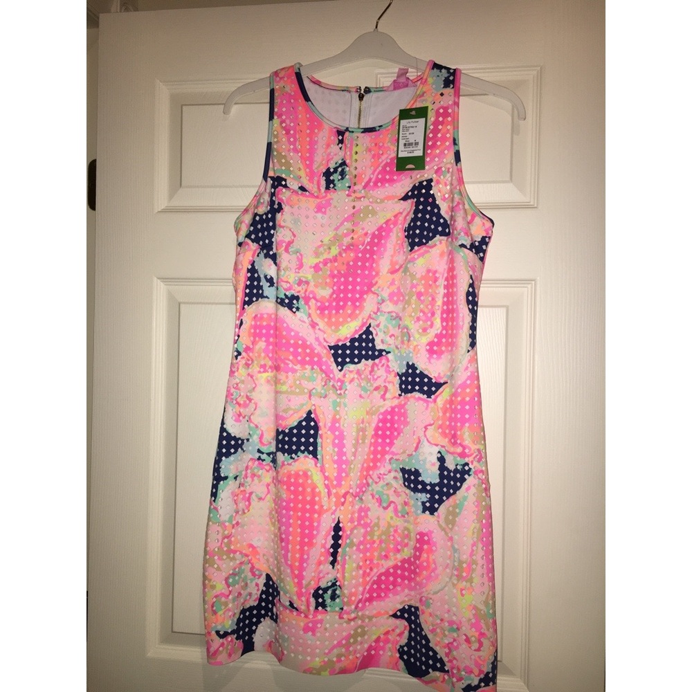 NWT Lilly Pulitzer Perla Laser Cut Shift Dress
