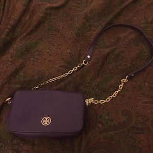 Perfect condition Tory Burch shoulder bag purple