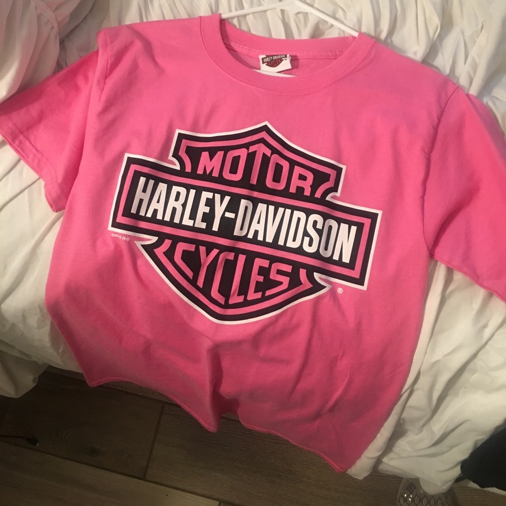 Pink Harley Davidson t shirt 🎀