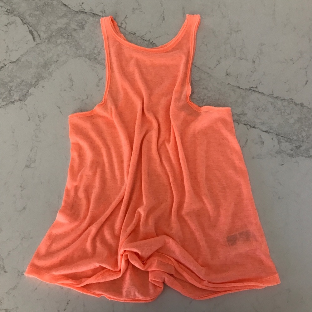 Urban Outfitters Neon Orange Muscle Tank