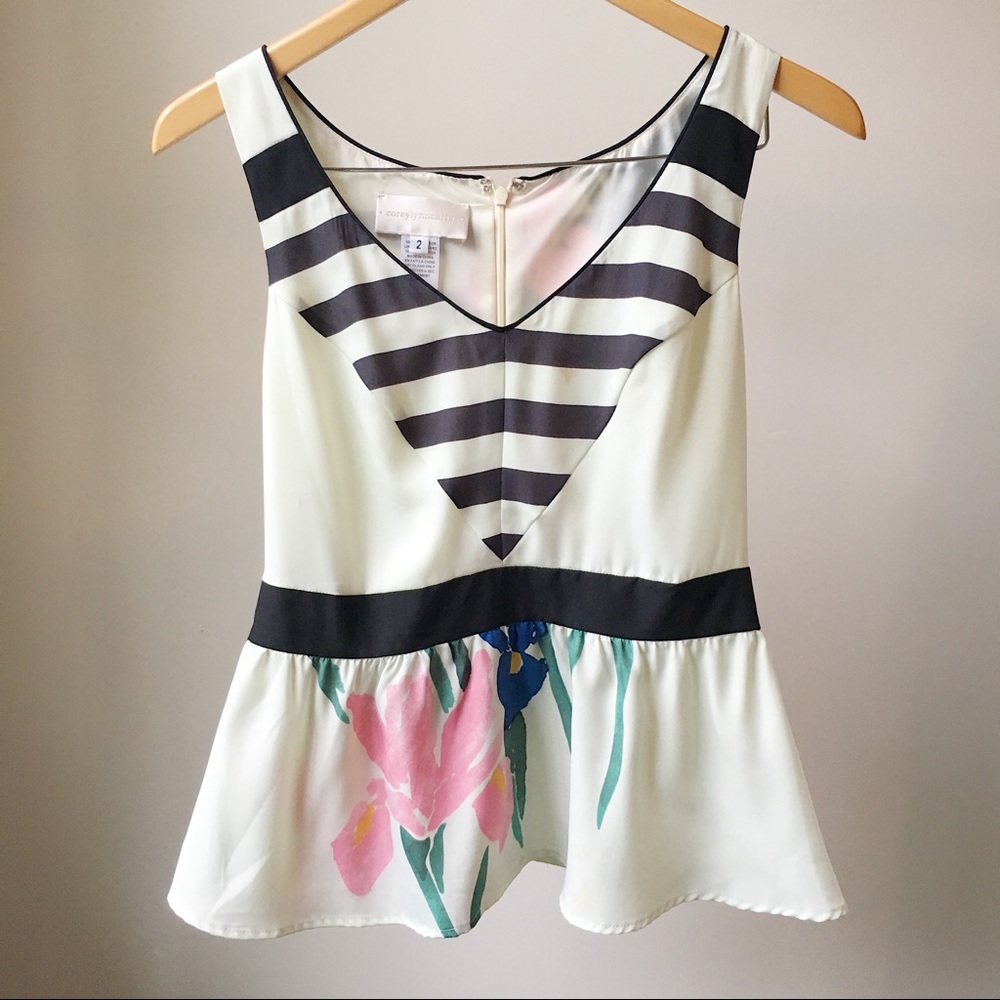Corey Lynn Calter Peplum Top