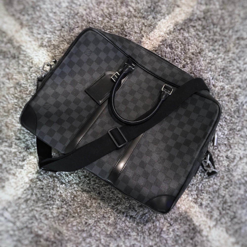 Used Louis Vuitton Damier Graphite Briefcase