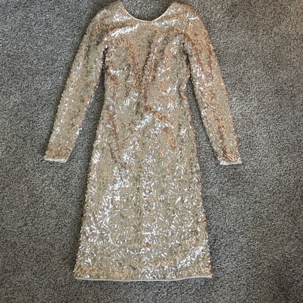 Gold sequin H&M dress