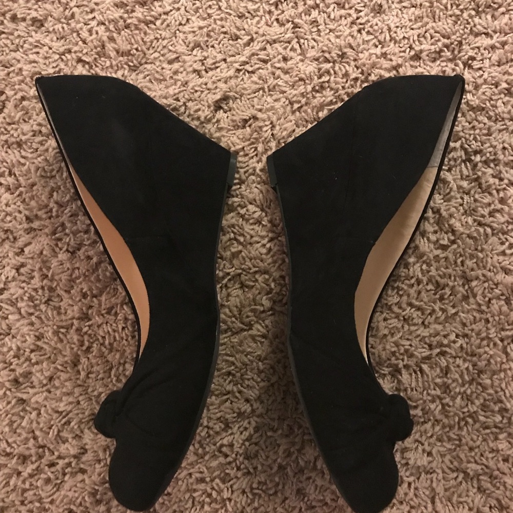 Jessica Simpson Black Suede Wedge/Pump WMS 9.5M