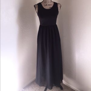 Dress, maxi dress, long dress, chiffon bottom