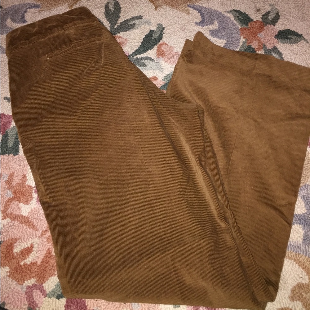 Chestnut Wide Leg Corduroys