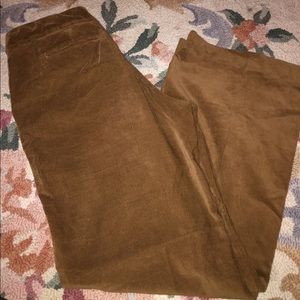 Chestnut Wide Leg Corduroys