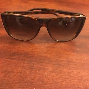 Marc Jacobs tortoise and gold sunglasses authentic