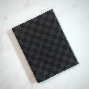 Used Louis Vuitton Damier Graphite Notebook Cover