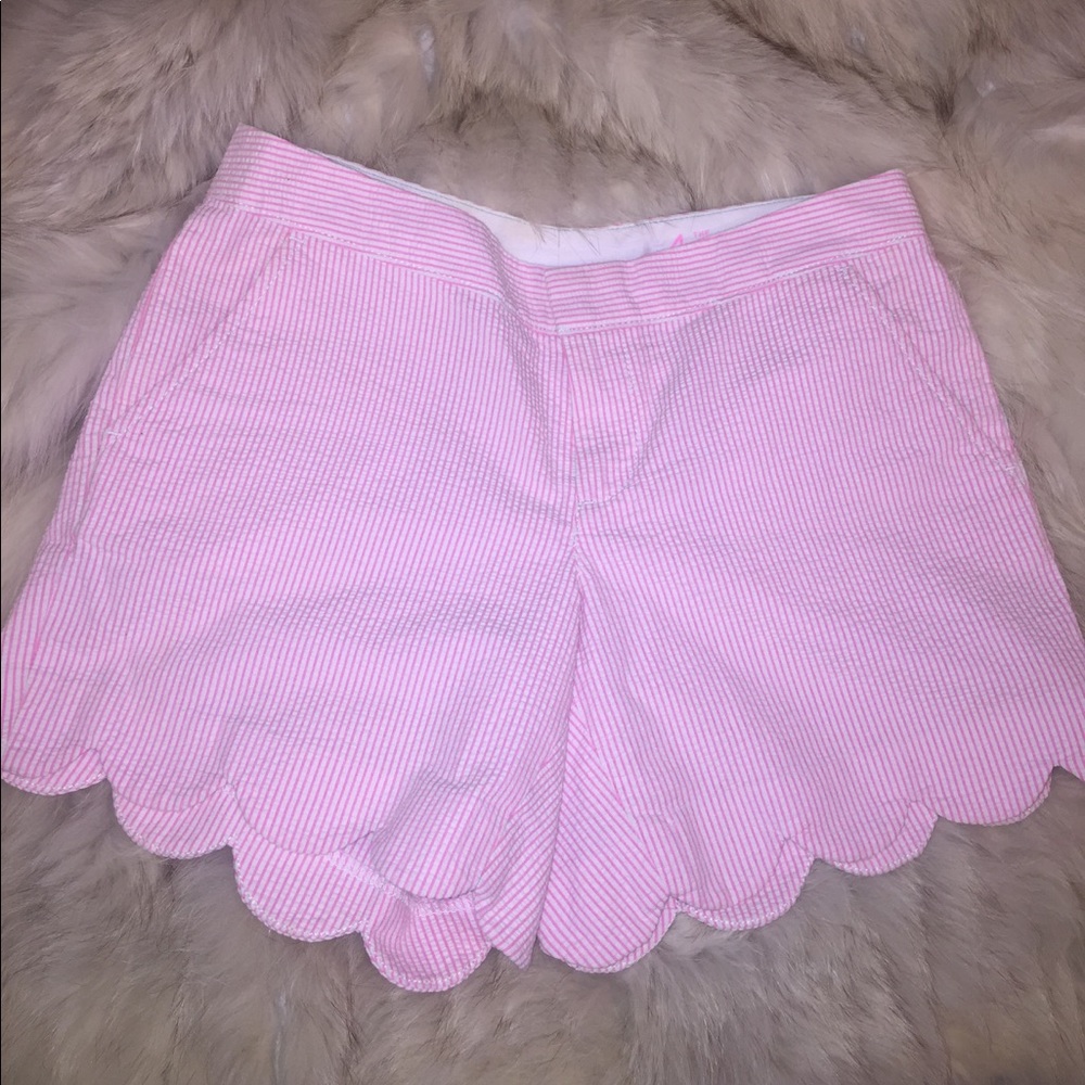 Lilly Pulitzer Pink Striped Buttercup Shorts