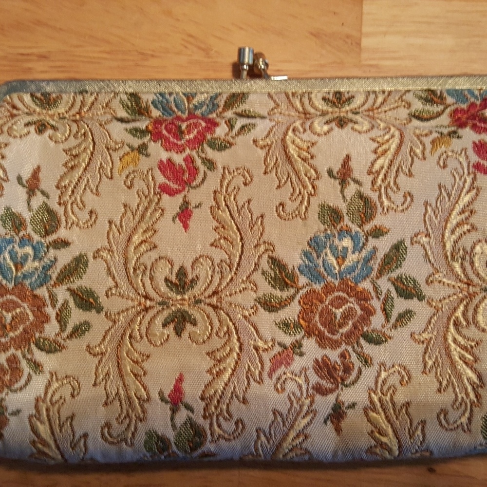 Vintage Floral Clutch