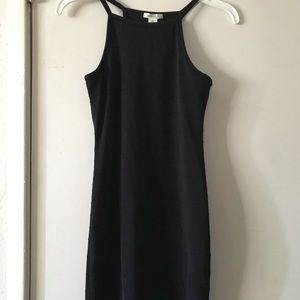 Black mini dress