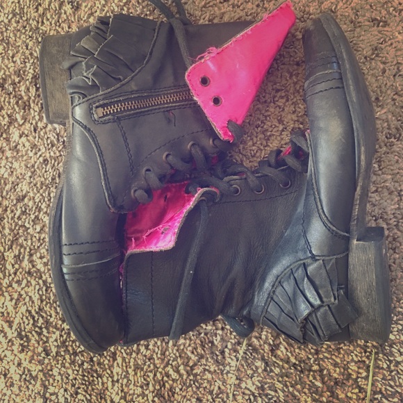Vintage Betsy Johnson leather boots - Picture 1 of 5