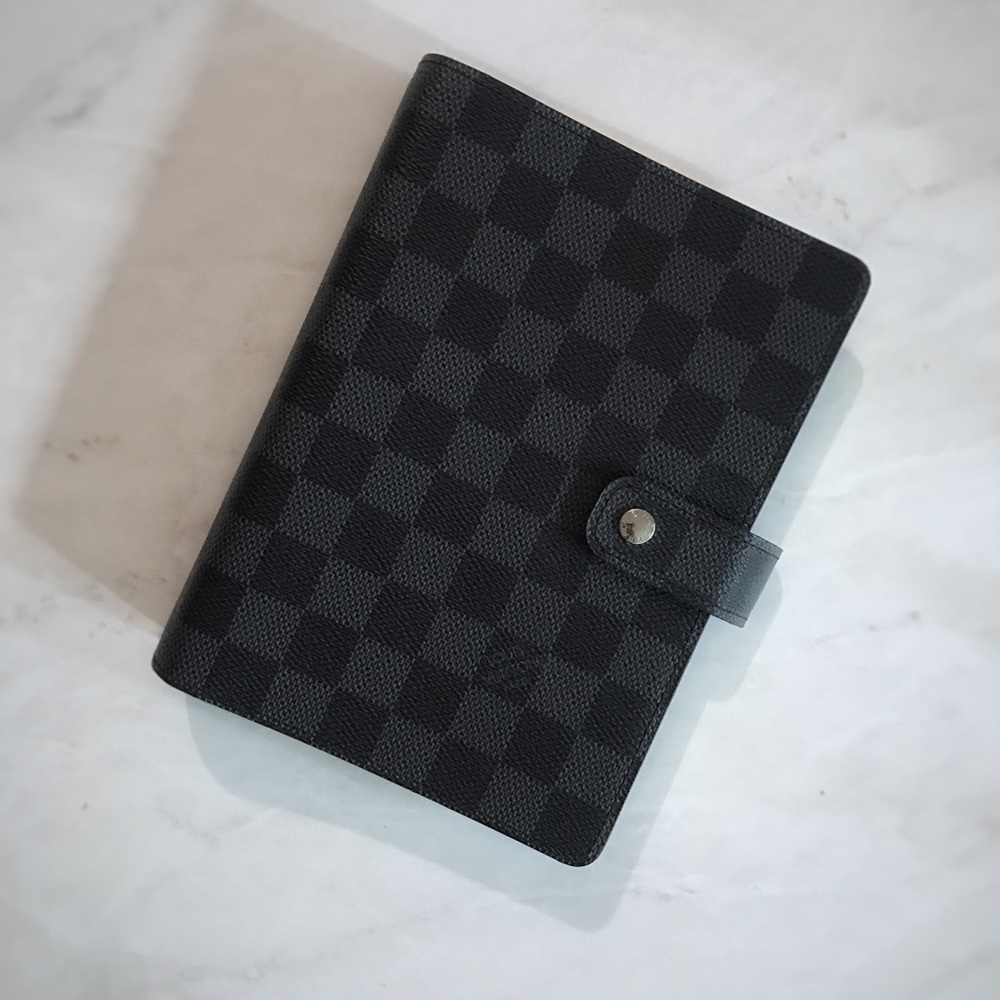 Used Louis Vuitton Small Ring Agenda Cover