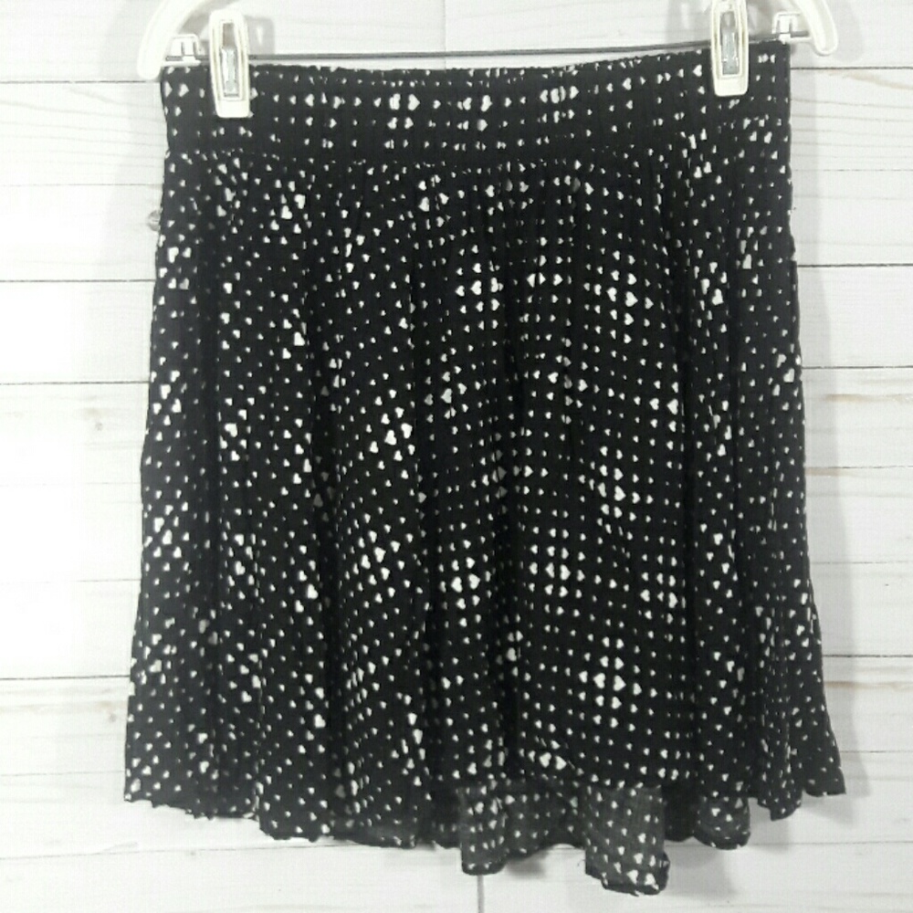 Torrid Black Heart Polka Dot Dress Size 0