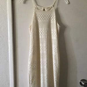Cream tight Dress