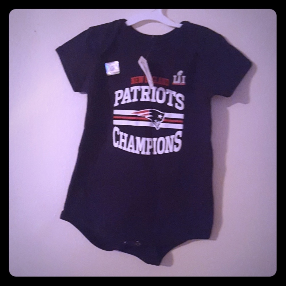 New england patriots onesie