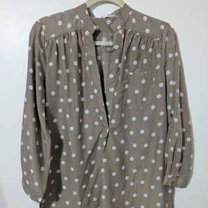 ModCloth Hosting for the Weekend Tunic, Taupe, L