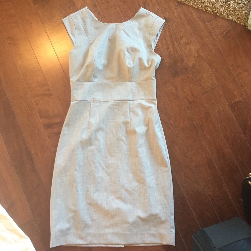 The limited petit grey work dress size 2
