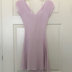 Lilac Crossback Skater Dress