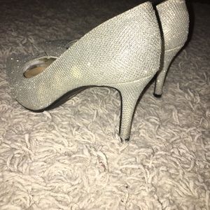 silver heels