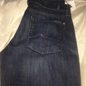 Straight leg 7 Jeans  💜 new with tags