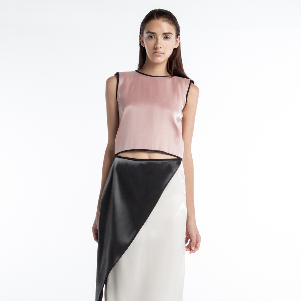 Nora Al Shaikh 2013 Futurista Pink Blouse Top