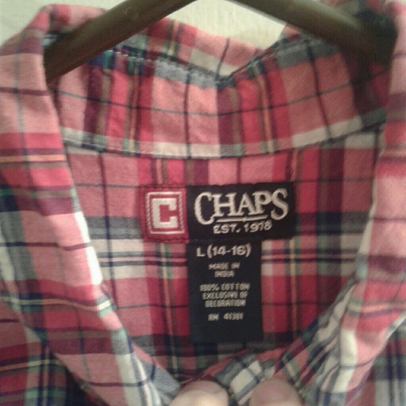 Chaps short sleeve button up - Picture 2 of 4