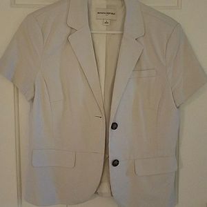 Banana Republic short sleeve blazer