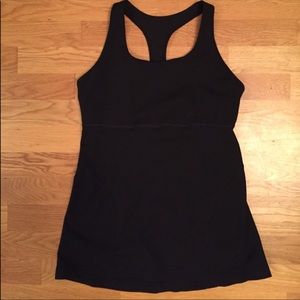 Lululemon workout tank. Black. Size 10.