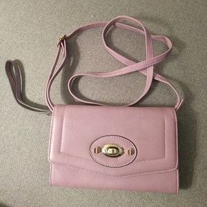 4-in-1 Simply Noelle Purple Leather Purse