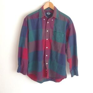 Men's dockers long sleeve flannel shirt